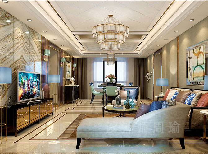 中国黑丝美女被操的嗷嗷叫世纪江尚三室两厅168平装修设计效果欣赏